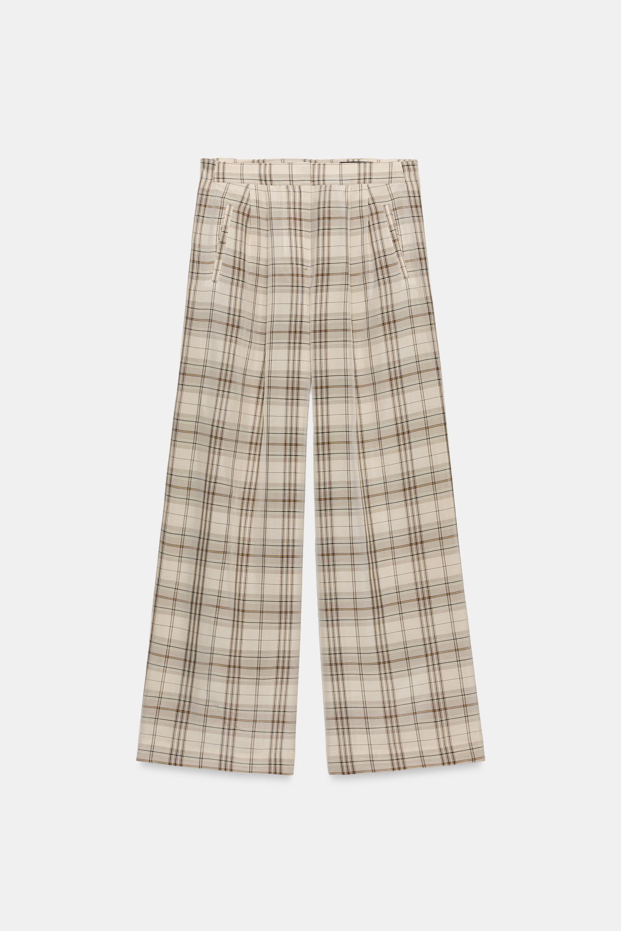 PLAID PANTS ZW COLLECTION
